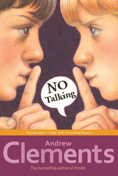 Cover of the book No Talking by Andrew Clements, Atheneum Books for Young Readers