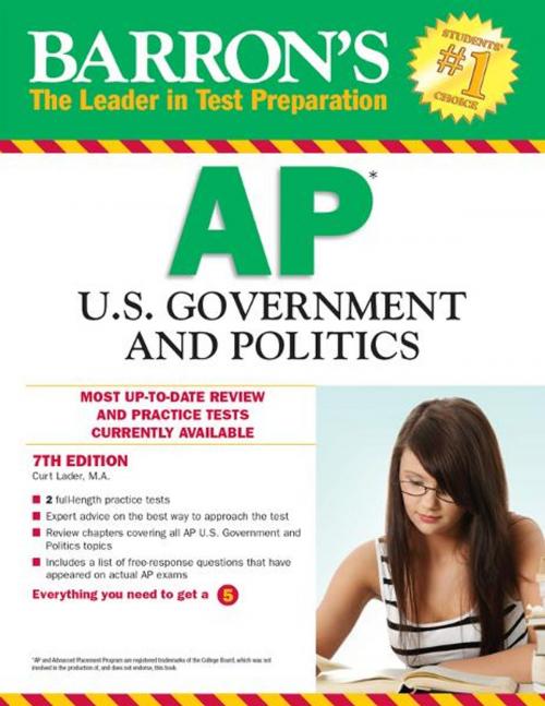 Cover of the book AP US Government and Politics by Lader, Barron's Educational Series, Inc.