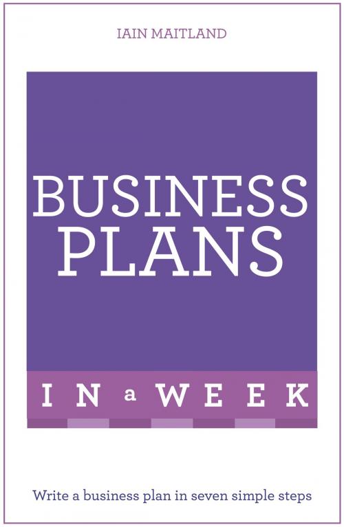 Cover of the book Business Plans in a Week by Iain Maitland, John Murray Press