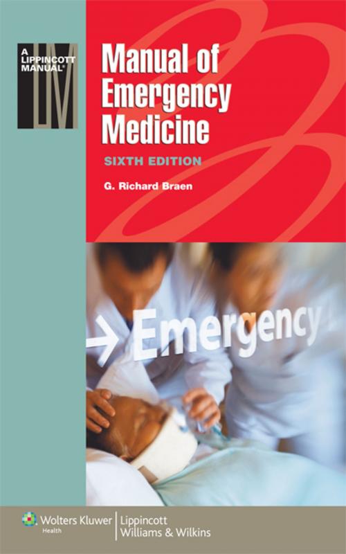Cover of the book Manual of Emergency Medicine by G. Richard Braen, Wolters Kluwer Health