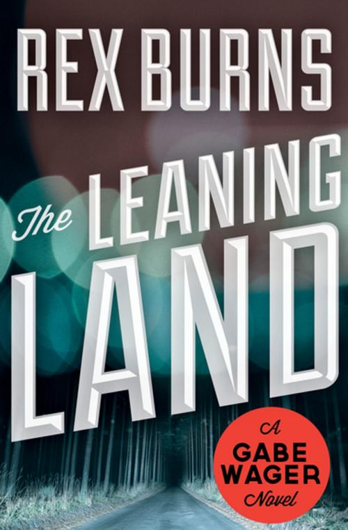 Cover of the book The Leaning Land by Rex Burns, MysteriousPress.com/Open Road