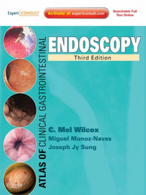 Cover of the book Atlas of Clinical Gastrointestinal Endoscopy E-Book by Charles Melbern Wilcox, MD, Miguel Munoz-Navas, Joseph Jy Sung, Elsevier Health Sciences