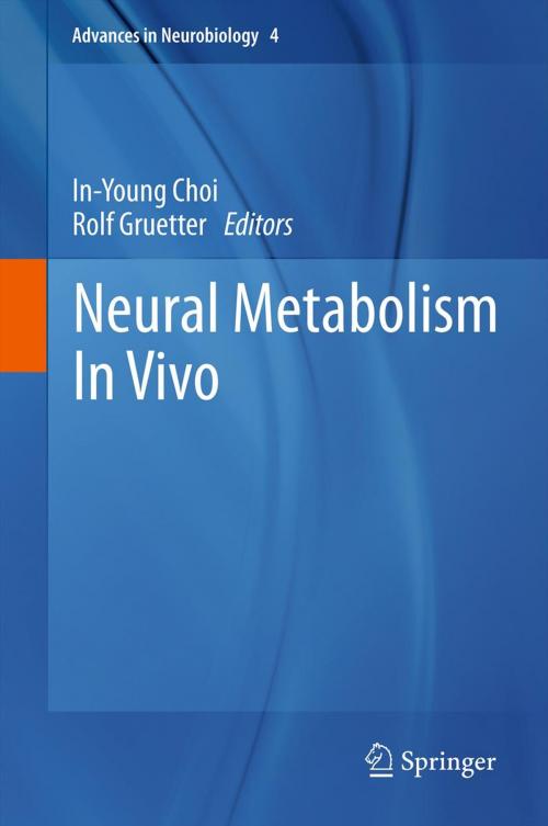 Cover of the book Neural Metabolism In Vivo by , Springer US