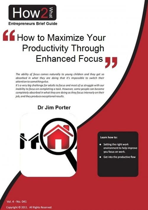 Cover of the book How to Maximize Your Productivity through Enhanced Focus by Dr Jim Porter, Dr Jim Porter