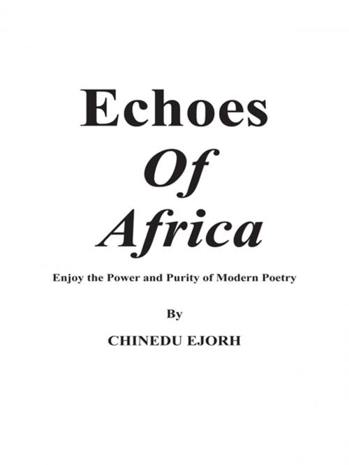 Cover of the book Echoes of Africa by Chinedu Ejorh, Trafford Publishing