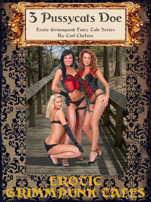 Cover of the book The Three Pussycats Doe by Carl Chelsea, Rachel's Lace E-rotica