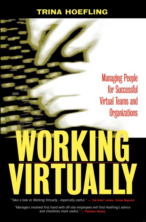 Cover of the book Working Virtually by Trina Hoefling, Stylus Publishing