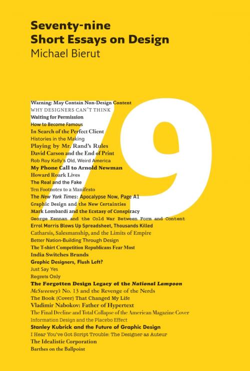 Cover of the book Seventy-nine Short Essays on Design by Michael Beirut, Princeton Architectural Press