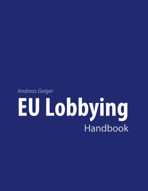Cover of the book EU Lobbying Handbook by Andreas Geiger, BookBaby