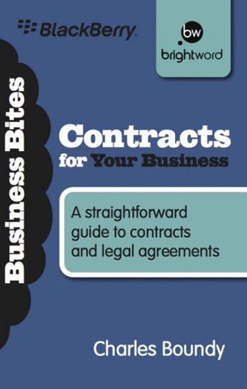 Cover of the book Contracts for Your Business by Charles Boundy, Harriman House