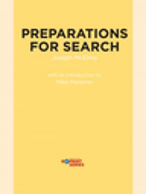 Cover of the book Preparations for Search by Joseph McElroy, Dzanc Books