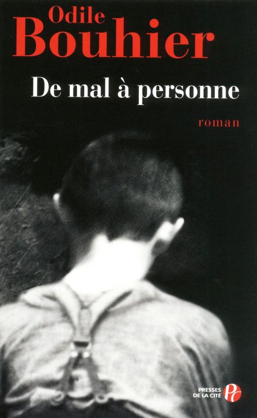 Cover of the book De mal à personne by Odile BOUHIER, Place des éditeurs