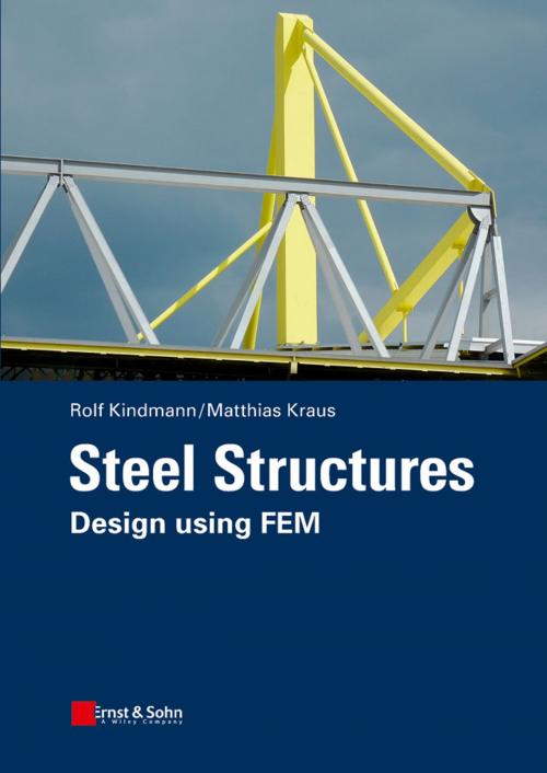 Cover of the book Steel Structures by Rolf Kindmann, Matthias Kraus, Wiley