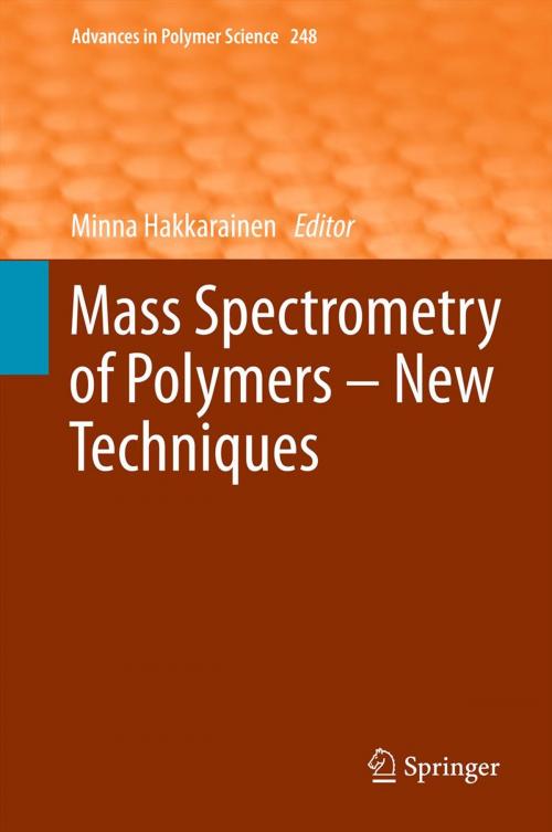 Cover of the book Mass Spectrometry of Polymers – New Techniques by , Springer Berlin Heidelberg