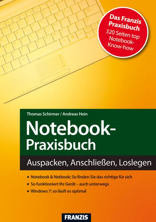 Cover of the book Notebook-Praxisbuch by Thomas Schirmer, Andreas Hein, Franzis Verlag