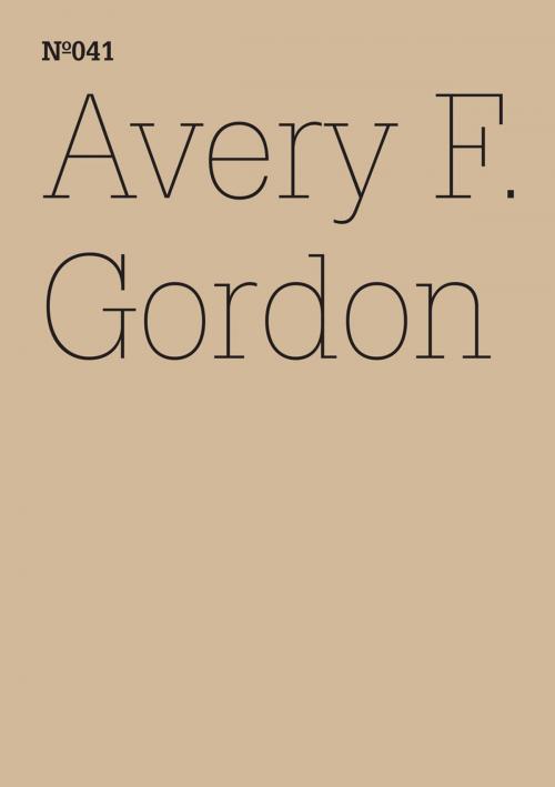 Cover of the book Avery F. Gordon by Avery F. Gordon, Hatje Cantz Verlag
