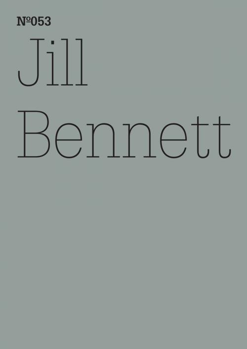 Cover of the book Jill Bennett by Jill Bennett, Hatje Cantz Verlag