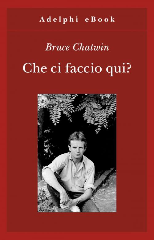 Cover of the book Che ci faccio qui? by Bruce Chatwin, Adelphi