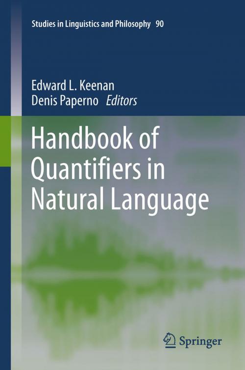 Cover of the book Handbook of Quantifiers in Natural Language by , Springer Netherlands