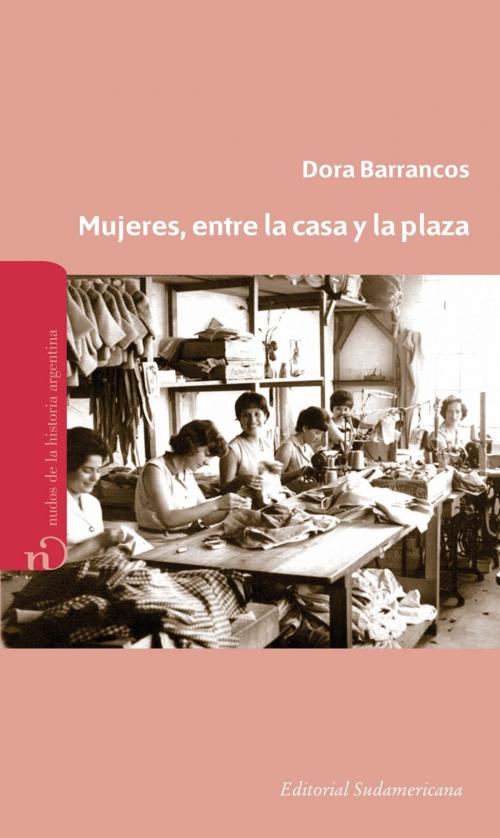 Cover of the book Mujeres, entre la casa y la plaza by Dora Barrancos, Penguin Random House Grupo Editorial Argentina