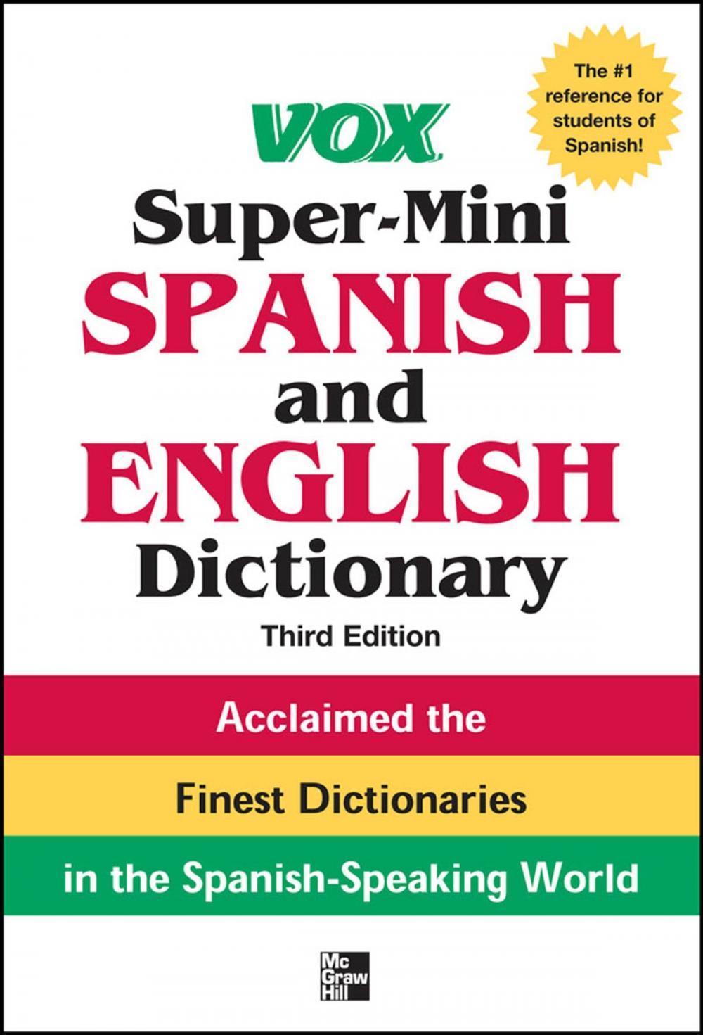 Big bigCover of Vox Super-Mini Spanish and English Dictionary, 3rd Edition