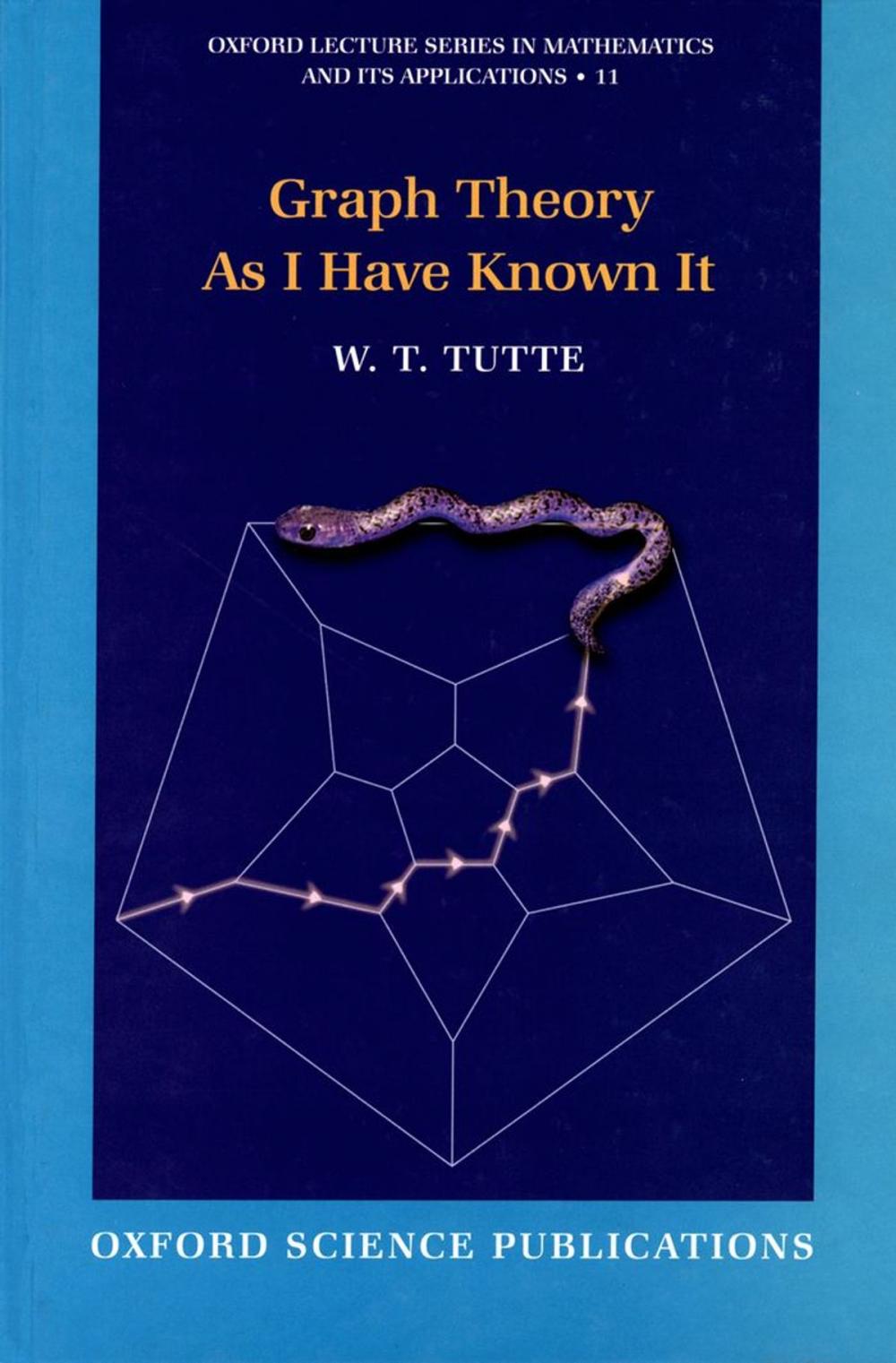 Big bigCover of Graph Theory As I Have Known It