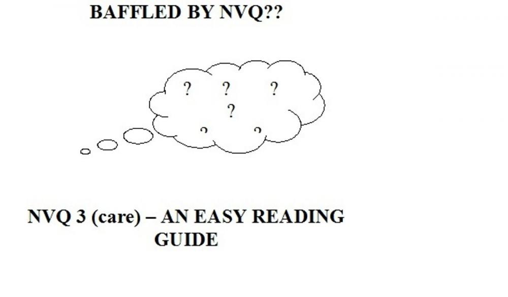 Big bigCover of NVQ 3 (CARE)- An easy reading guide