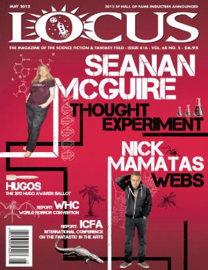 Cover of Locus Magazine, Issue 616, May 2012