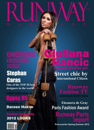 Cover of Runway Magazine 2012