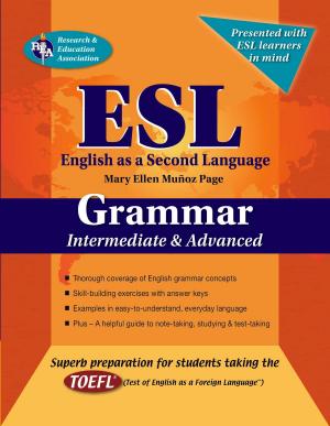 Cover of the book ESL Intermediate/Advanced Grammar by Dr. Erin Mander, PhD, Tammy Powell, Chris A. Rose