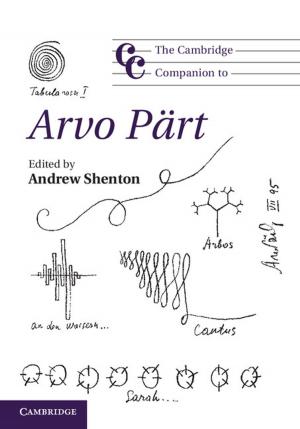 Cover of the book The Cambridge Companion to Arvo Pärt by Olena Nikolayenko