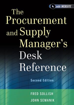 Cover of the book The Procurement and Supply Manager's Desk Reference by Ying Tan