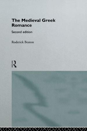 Book cover of The Medieval Greek Romance