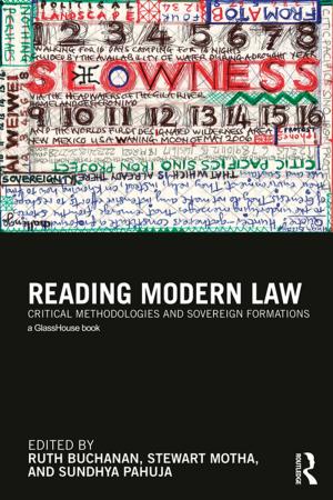 Cover of the book Reading Modern Law by Theo Sandfort