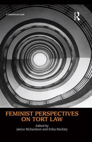 Cover of the book Feminist Perspectives on Tort Law by Nicholas Walliman
