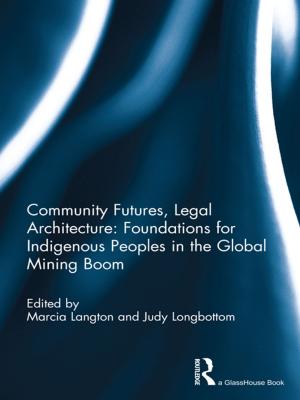 Cover of the book Community Futures, Legal Architecture by John W. Bennett