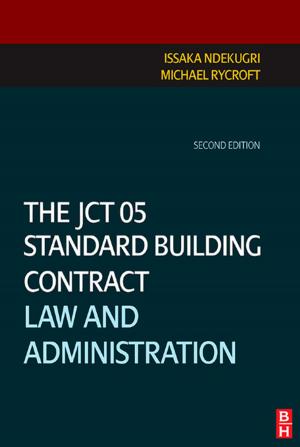 Cover of the book The JCT 05 Standard Building Contract by Bruce Munro