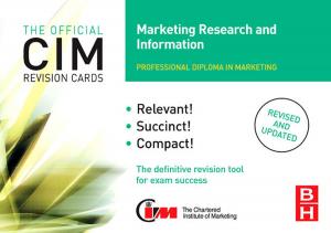 Cover of the book CIM Revision Cards Marketing Research and Information by Janet Chrzan