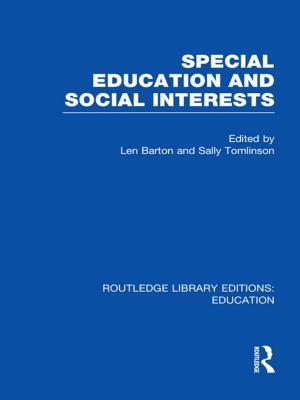 Cover of the book Special Education and Social Interests (RLE Edu M) by Charles Derber, Yale R. Magrass