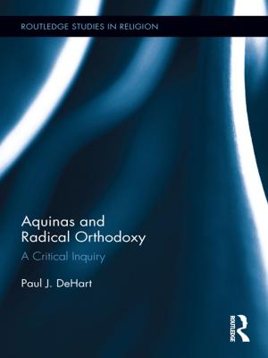 Book cover of Aquinas and Radical Orthodoxy