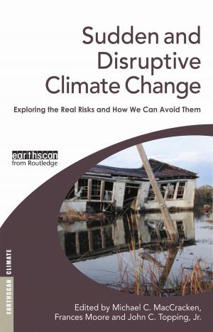 Cover of the book Sudden and Disruptive Climate Change by Mark J. Bruhn