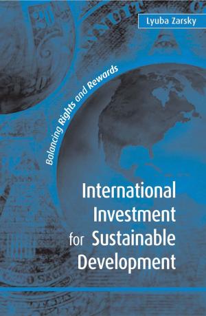 Cover of the book International Investment for Sustainable Development by Mary Lewis