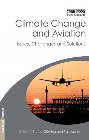 Cover of the book Climate Change and Aviation by Susan Verma Mishra, Himanshu Prabha Ray