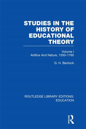 bigCover of the book Studies in the History of Educational Theory Vol 1 (RLE Edu H) by 