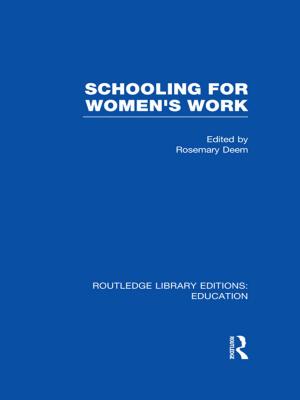 Cover of the book Schooling for Women's Work by Tim Crook