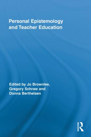 Cover of the book Personal Epistemology and Teacher Education by Rev. Dr. J. Ludwig Krapf