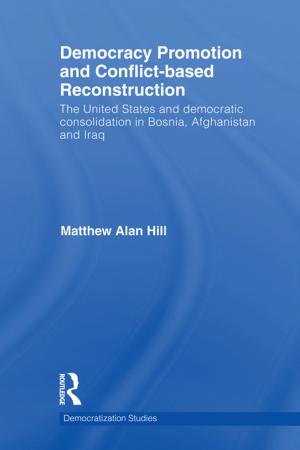 Book cover of Democracy Promotion and Conflict-Based Reconstruction