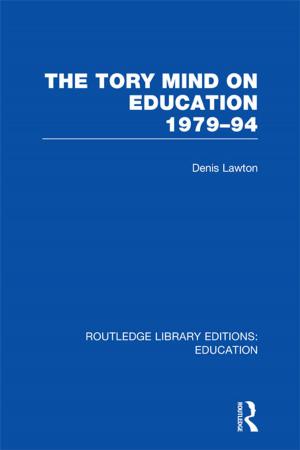 Cover of the book The Tory Mind on Education by Per Lind