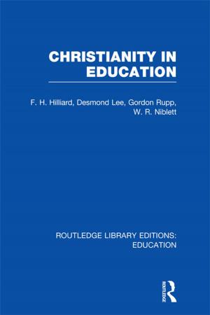Cover of the book Christianity in Education by Dennis A. Trinkle, Scott A. Merriman
