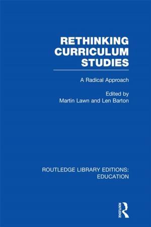 Cover of the book Rethinking Curriculum Studies by Barbara Ryan